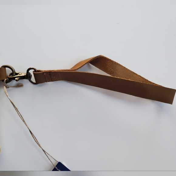 Cott n Curls Snowman Canvas Wristlet w/Leather Strap Pouch Handbag NWT *READ* - Picture 6 of 16